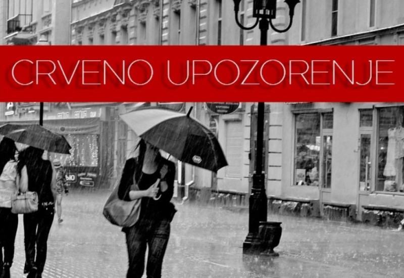 Crveno upozorenje za regiju Trebinja
