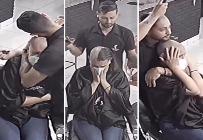 Frizer oduševio potezom tokom šišanja djevojke oboljele od karcinoma (VIDEO)