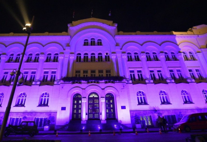 U znak podrške Gradska uprava u ljubičastoj boji