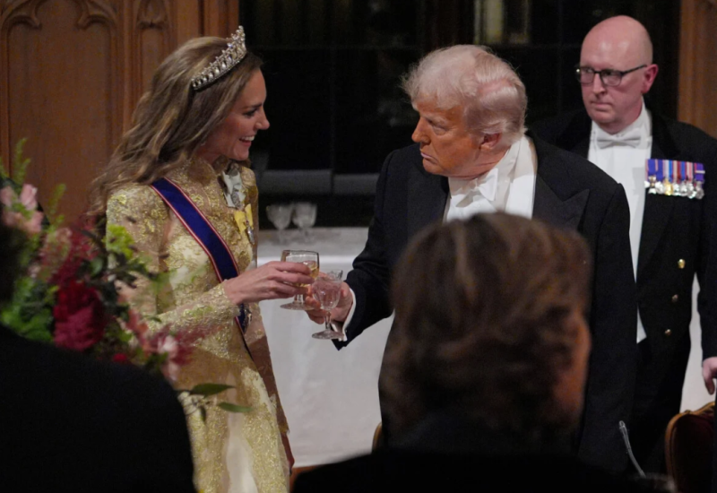Čitač s usana otkrio šta je Donald Tramp rekao Kejt Midlton tokom službene posjete Velikoj Britaniji