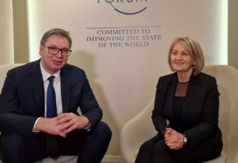 Vučić i Krišto se sastali u Davosu