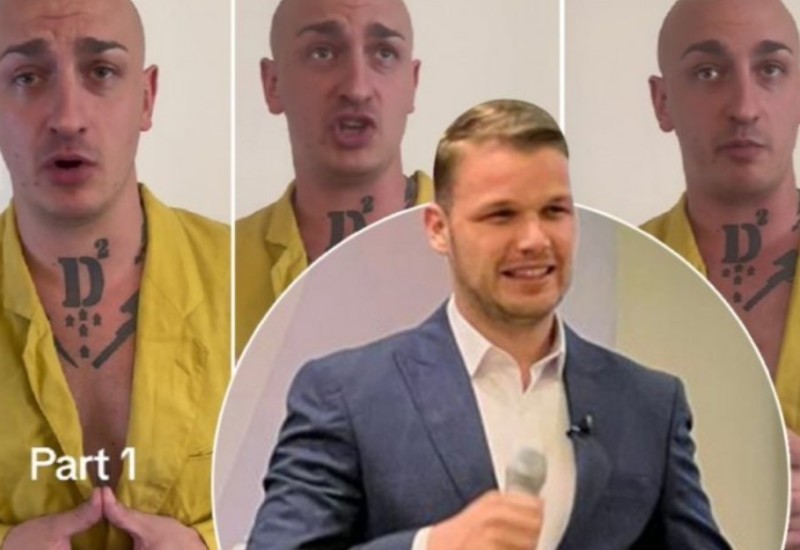Reper ne odustaje: Desingerica obukao odjelo i imitirao Stanivukovića VIDEO