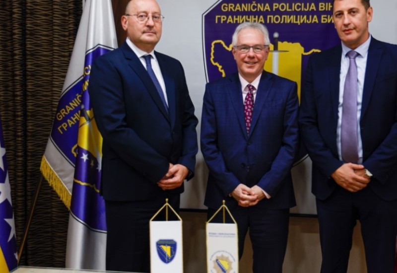 Marfi u posjeti Graničnoj policiji: Razgovarano o bezbjednosnoj situaciji i nastavku saradnje