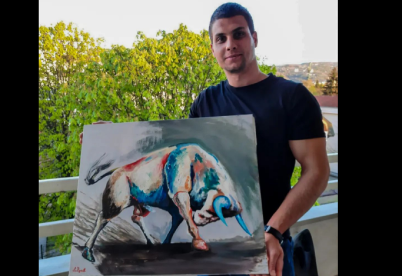 Umjetnik iz Banje Luke novac od prodaje slika donira u humanitarne svrhe