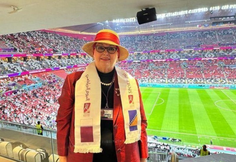 Hit na Tviteru: "Bisera Turković u Kataru bodri BiH koja ne igra na Mundijalu"