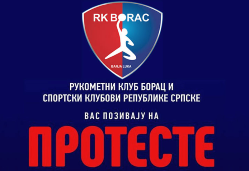 Borac protestvuje za spas svojih prostorija