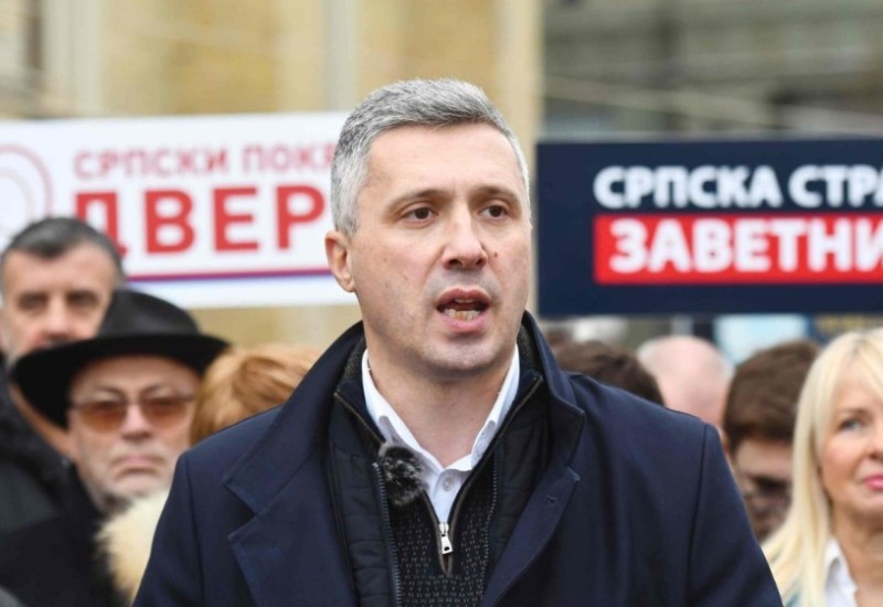Obradović podnosi ostavku na mjesto lidera “Dveri i ja se od početka zalažemo za moral”