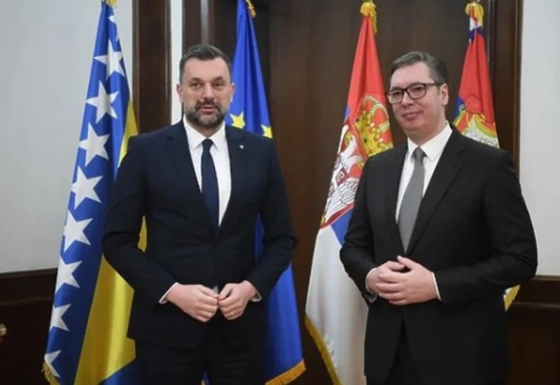 Sastanak Konakovića i Vučića, izražena nada u bolje dobrosusjedske odnose