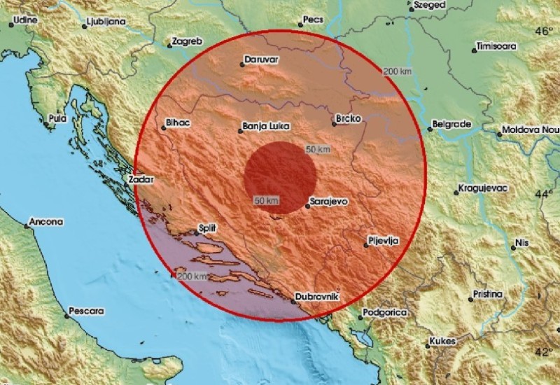 Novi zemljotres u BiH