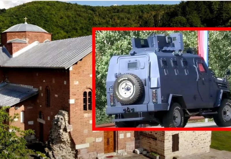 Eparhija raško-prizrenska: Naoružana, maskirana lica upala u dvorište manastira, povremeno se čuju pucnji