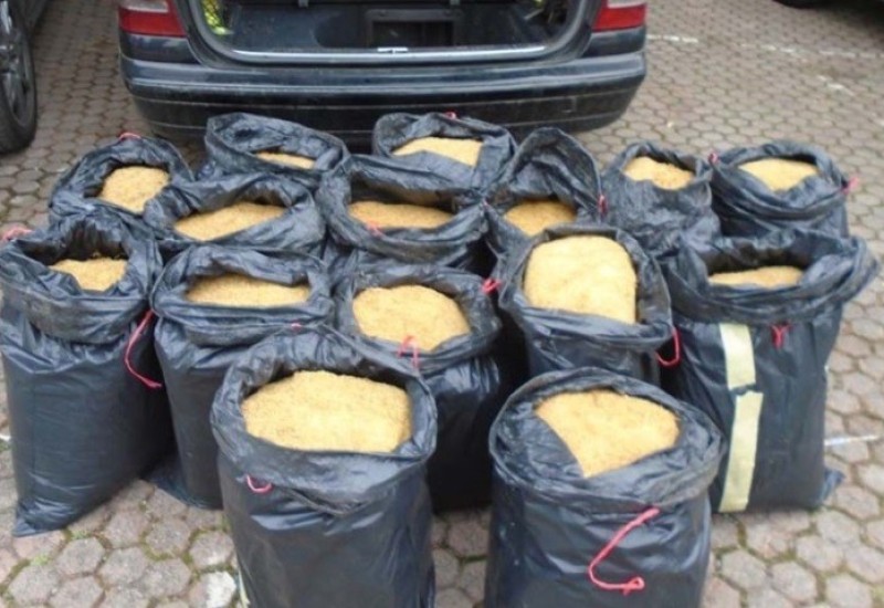 Zaplijenjene dvije tone duvana