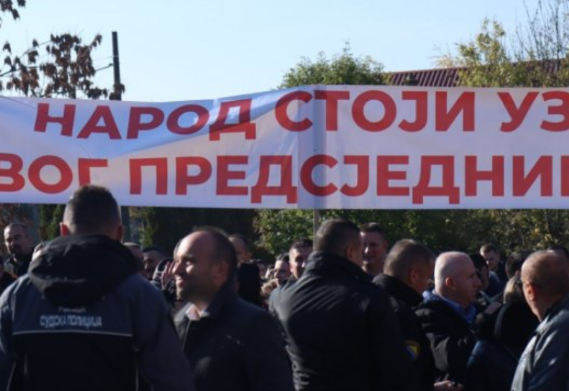 Miting podrške predsjedniku i institucijama Srpske ispred Narodne skupštine