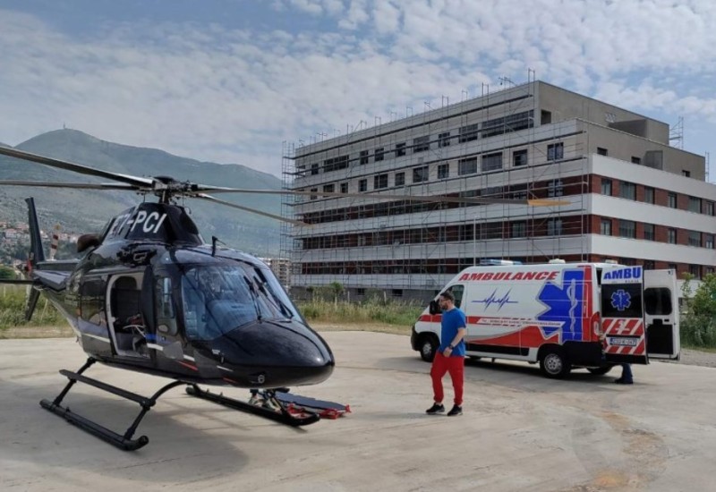 Petogodišnjak hitno transportovan helikopterom iz Trebinja u Banjaluku