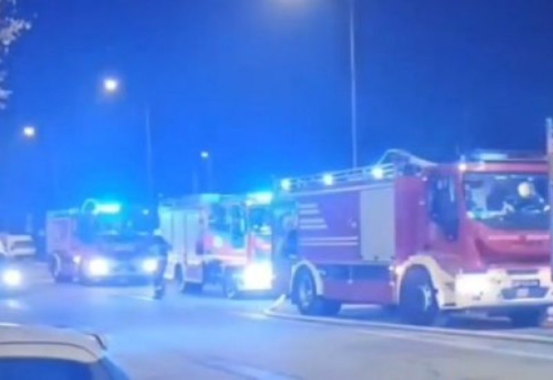 Veliki požar na Novom Beogradu