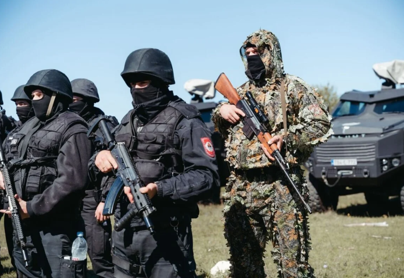 Taktička vježba MUP-a Srpske na Kozari