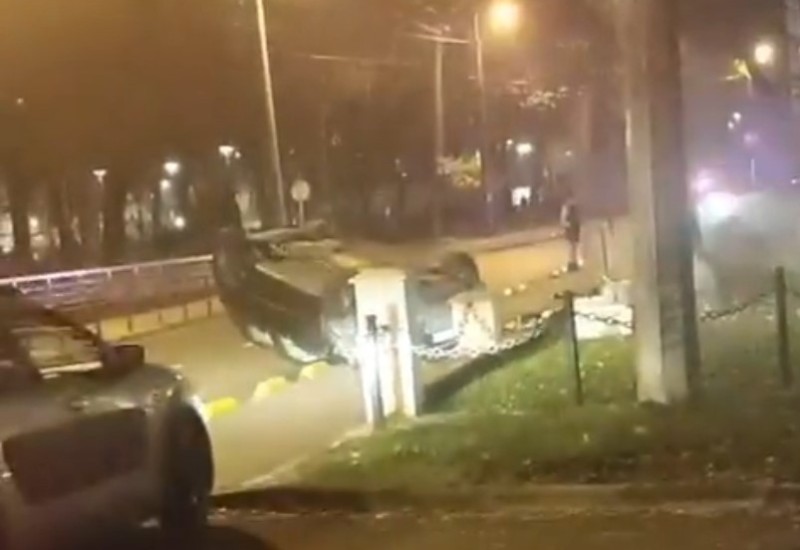 Saobraćajna nesreća u Sarajevu (VIDEO)