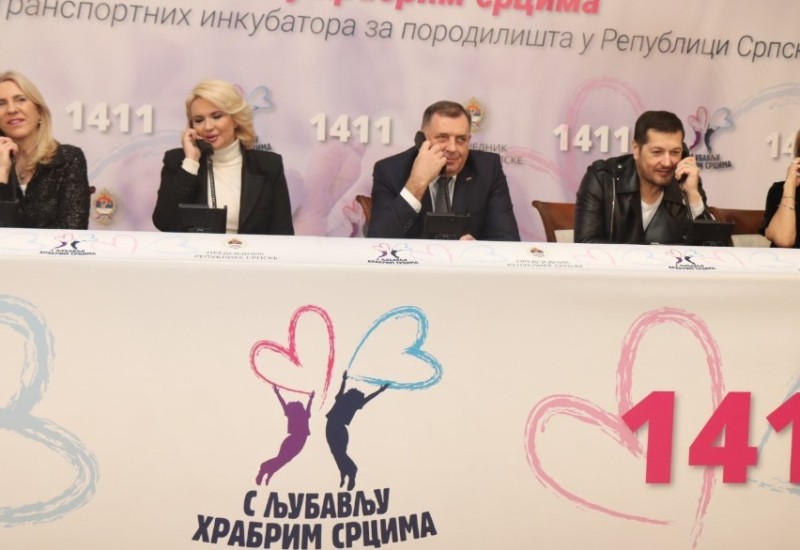Održano donatorsko veče “S ljubavlju hrabrim srcima”: Više od 62.000 poziva na humanitarni broj 1411