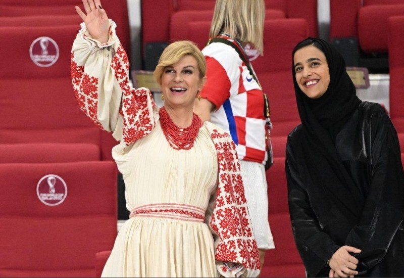 Kolinda stigla u Katar, okupirali je navijači