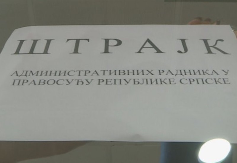Radnici u pravosuđu Republike Srpske u štrajku