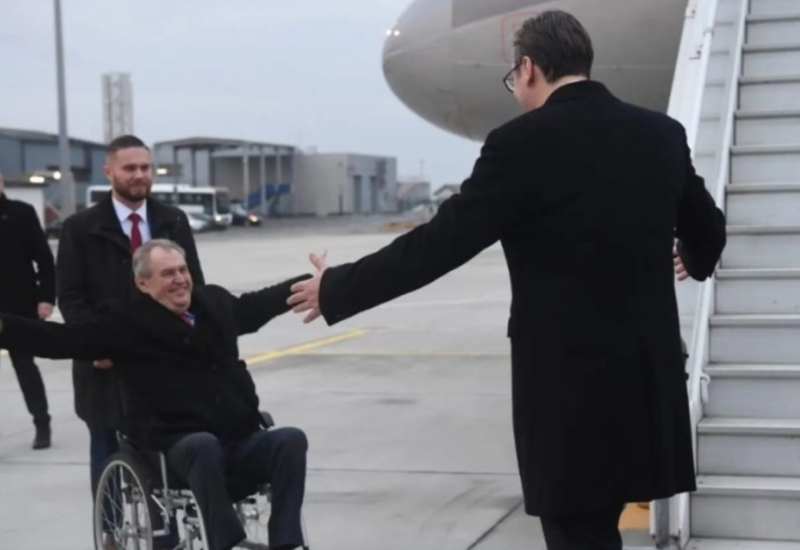 Vučić dočekao predsjednika Češke: Iskreni prijatelj Srbije (FOTO)