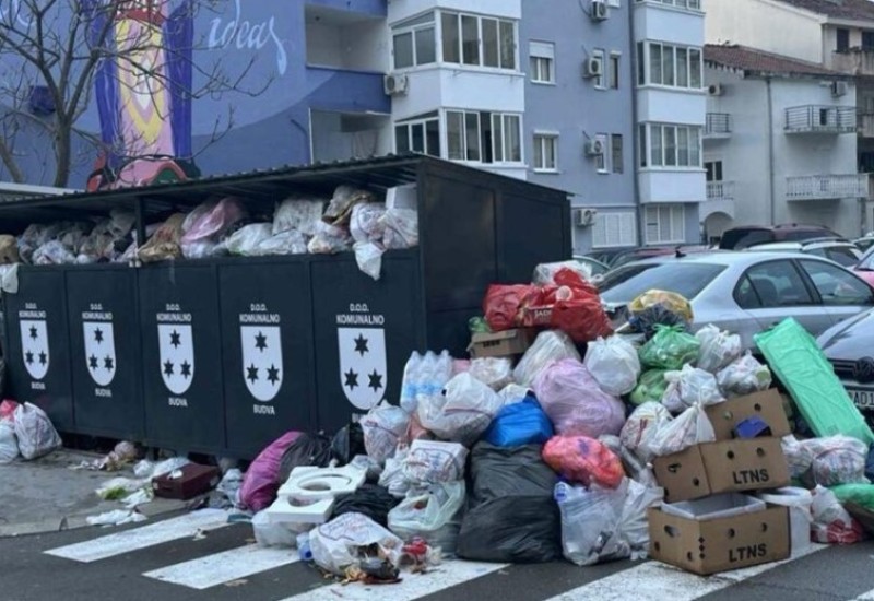 Budva zatrpana sa više od 100 tona smeća