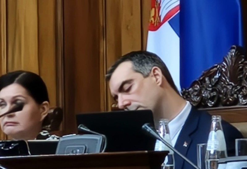UMORAN: Predsjednik Skupštine Srbije zaspao na sjednici